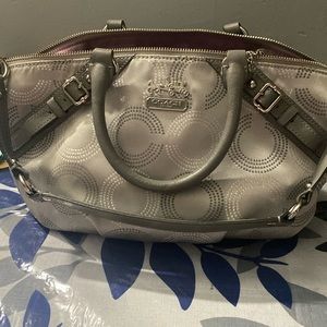 Classic vintage coach with tags